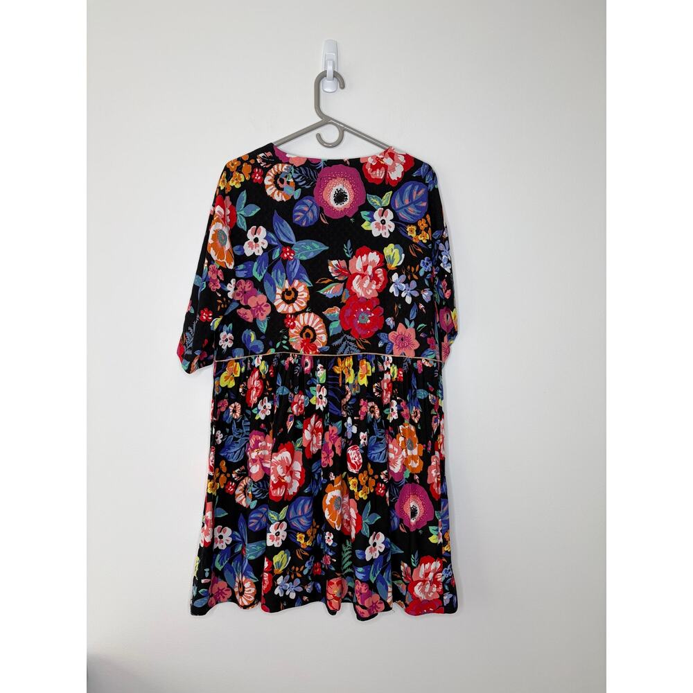 Maeve by Anthropologie Magnolia Tunic Dress XS Colorful Floral Garden Boho - Picture 3 of 13